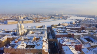 В Петербурге объявлен "желтый" уровень опасности из-за снега и гололеда