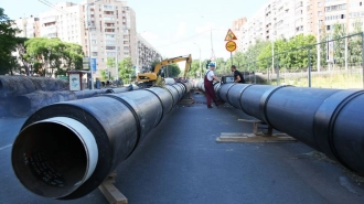 В Невском районе приступили к возведению нового трубопровода