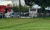 В лобовом ДТП с автобусом в Колпино пострадал водитель иномарки