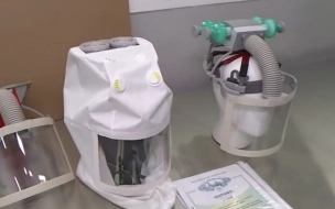 В Петербурге на 3D-принтере создали шлем для защиты от коронавируса