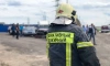 Грузовик горел на КАД в Красногвардейском районе
