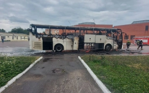 Прокуратура проверит инцидент со сгоревшим автобусом на Днепропетровской улице