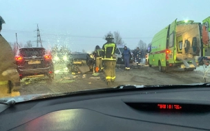 В массовом ДТП на Киевском шоссе погибли 2 человека
