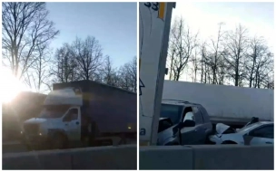 На Московском шоссе столкнулись пять машин