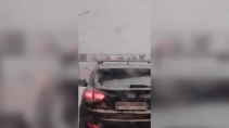 Движение по петербургской дамбе затруднялось в связи с аварией