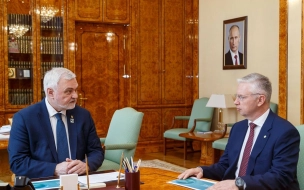 Председатель Северо-Западного банка Сбербанка Дмитрий Суховерхов и глава Республики Коми Владимир Уйба провели первую рабочую встречу