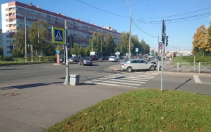 На перекрестке улицы Партизана Германа и Андреевского переулка  "поцеловались" две машины