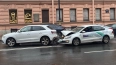 На Кирочной улице каршеринг врезался в Audi