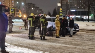 В Невском районе "легковушка" сбила девушку-пешехода