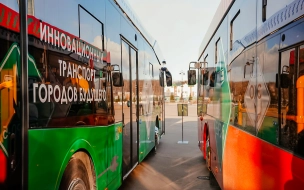 Делегация из Белоруссии передала Петербургу 50 автобусов МАЗ