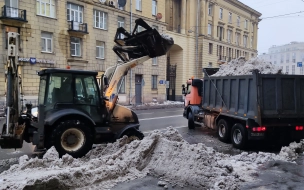 За сутки с петербургских улиц собрали 44,8 тысячи кубометров снега