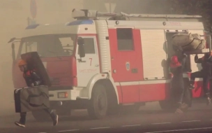 Петербурженка выпала из окна горящей квартиры, спасаясь от огня