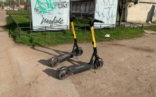 В центре Петербурга планируют сократить количество самокатов для аренды