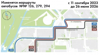 В Петербурге строительство станции метро изменит маршруты трех автобусов