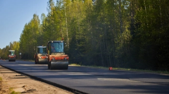 Ленобласть ремонтирует обход поселка Шапки