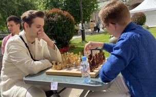 В саду Мариинского дворца прошел шахматный турнир