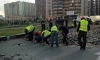 Строительные работы на бульваре Менделеева в Мурино возобновились после проверки полицией 