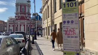 В Петроградском районе видны первые тенденции после введения платной парковки 