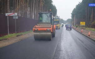 Перекресток около деревни Сярьги во Всеволожском районе расширяют до трех полос