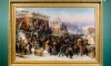 В Русском музее отреставрировали картину "Народное гулянье во время масленицы на Адмиралтейской площади в Петербурге"