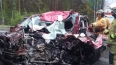 На Мурманском шоссе в тройном ДТП погиб водитель легкову...