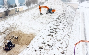Зимний сезон 21/22 обогнал прошлый по количеству снега в Петербурге как минимум на 40%