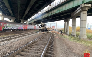 Авария с фурой на Московском шоссе не повлияла на движение поездов