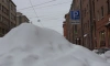 Около 9 см снега за неделю навеяло февральскими циклонами в Петербурге