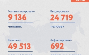 В России выявили 49 513 случаев заражения коронавирусом за сутки. Это новый максимум