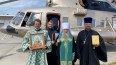 Петербургский митрополит с борта вертолета помолился ...