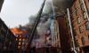 Вертолеты МЧС завершили работу на пожаре в Невском районе