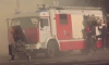 Во Фрунзенском районе спасатели тушат склад вещевого рынка
