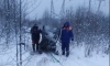 В деревне Гнори мужчина заблудился на снегоходе и утопил его в канаве