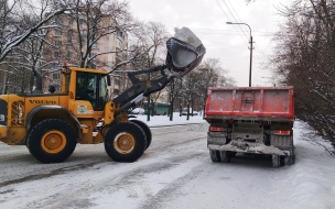 С начала зимы с петербургских улиц вывезли 1,2 млн кубометров снега