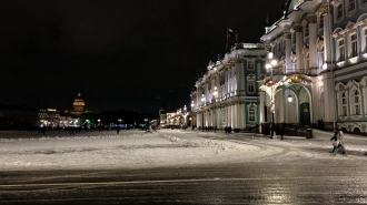 В Петербурге ночью 1 января объявлен "оранжевый" уровень погодной опасности