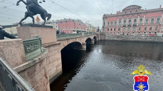 Масляные пятна на Фонтанке и Малой Невке проверит полиция