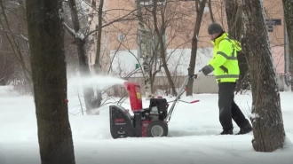 В Петербурге всё ещё не хватает дворников для борьбы со снегом