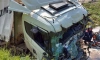 При столкновении КамАЗа и Scania на М-11 под Тосно пострадал водитель