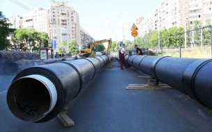 В Невском районе приступили к возведению нового трубопровода