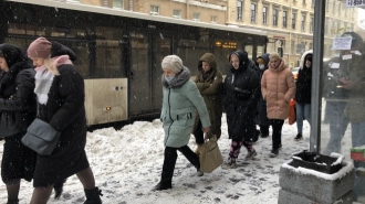 Антициклон с северо-востока даст отдохнуть Петербургу от снегопада