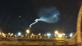 В небе над Петербургом заметили след от запуска ракеты ...