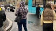 Девушка попала под автобус на Васильевском острове