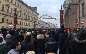 Полиция возбудила уголовное дело по факту препятствования движению в центре Петербурга в день протестной акции