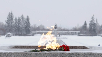 На Пискаревском кладбище открыли мемориальную плиту в память о геноциде населения Ленинграда