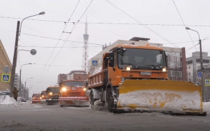 За прошлую неделю в Петербурге вывезли 26 тыс. кубометров снега