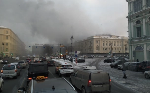 В Петербурге горит реставрируемое здание консерватории им. Римского-Корсакова