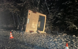 После ДТП с автобусом в Тихвинском районе возбуждено уголовное дело