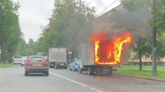 В Кировском районе сгорела "Газель"