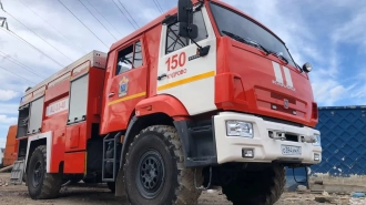 На Красной улице 10 пожарных тушили гараж 