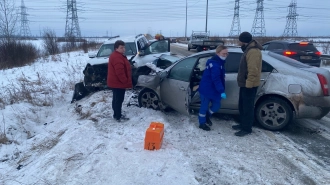 Водитель Nissan погиб при обгоне на Ям-Ижорском шоссе